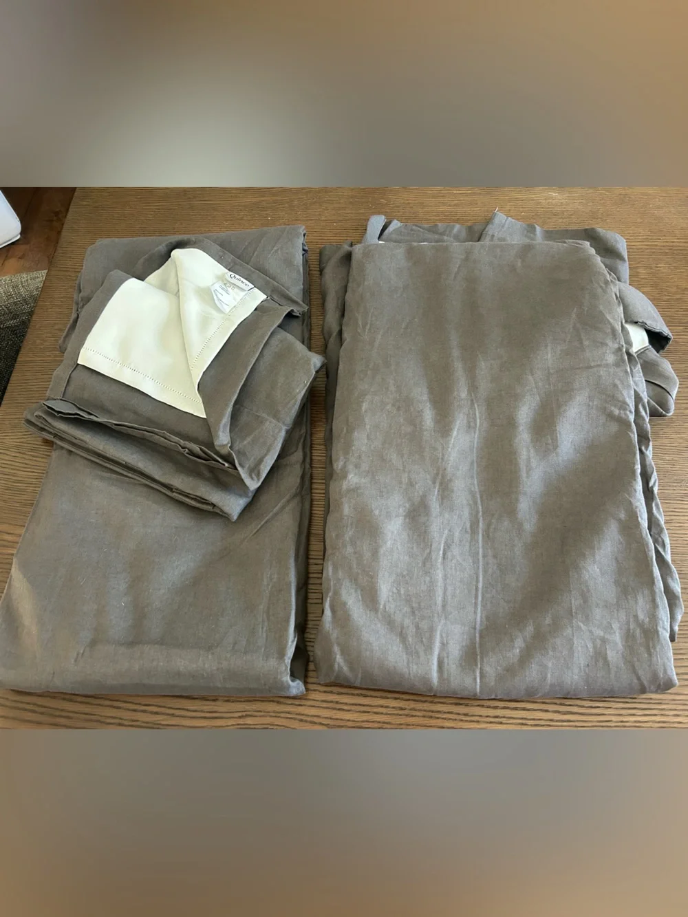 Quince Charcoal Blackout Curtain Panels - 2-Pack BRAND NEW!